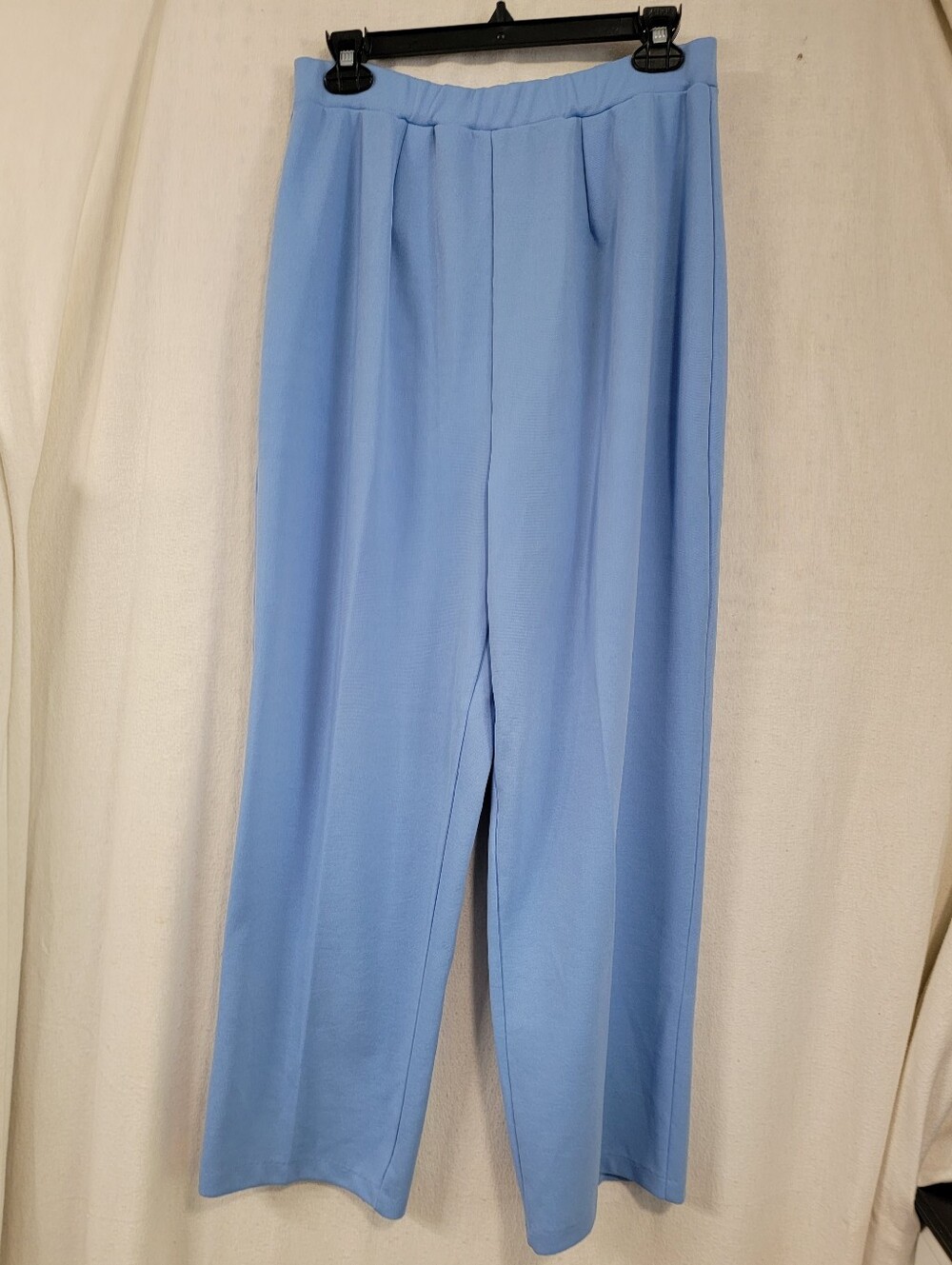Haband Light Blue Wide-Leg Dress Pants Plus Size 16P